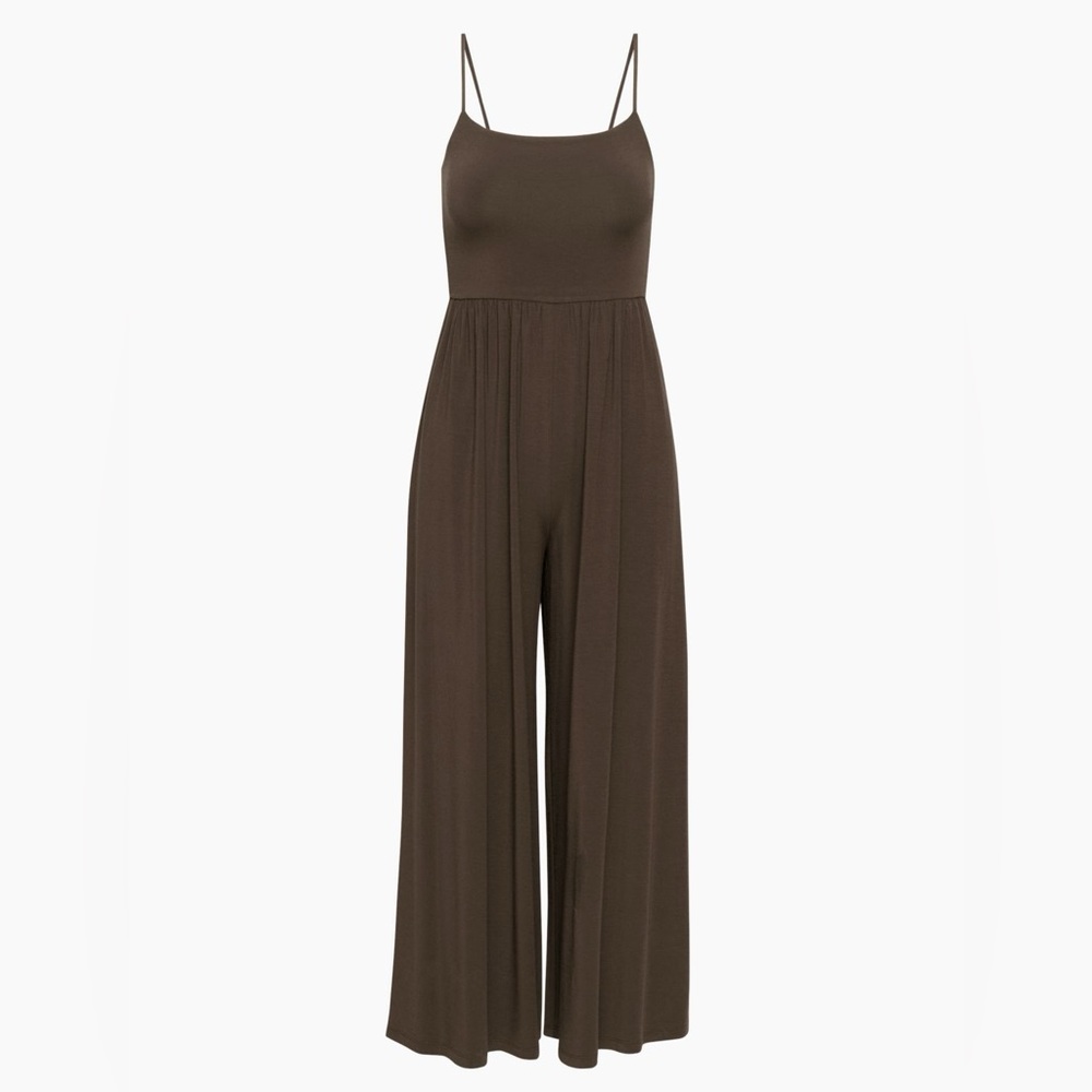 Aritzia Market Jumpsuit Rich Mocha Brown XS